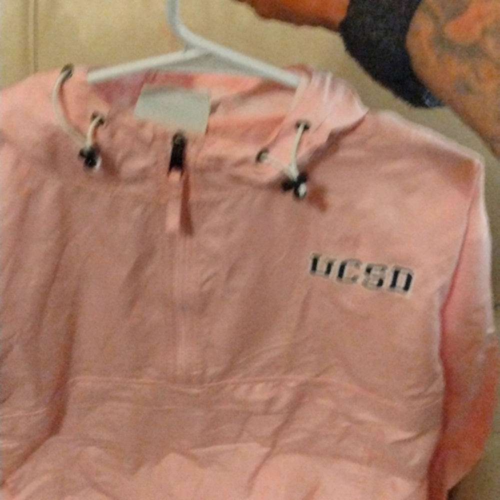 Pink UCSD rain jacket
